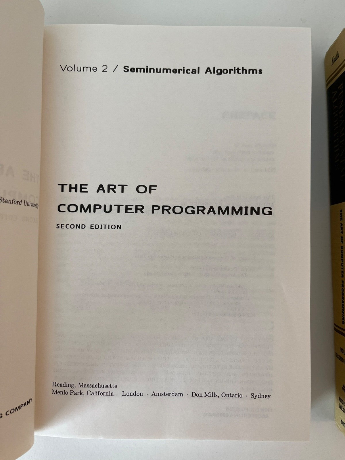 The Art of Computer Programming (2nd Edition) Vol 1-3 by Donald E. Knuth
