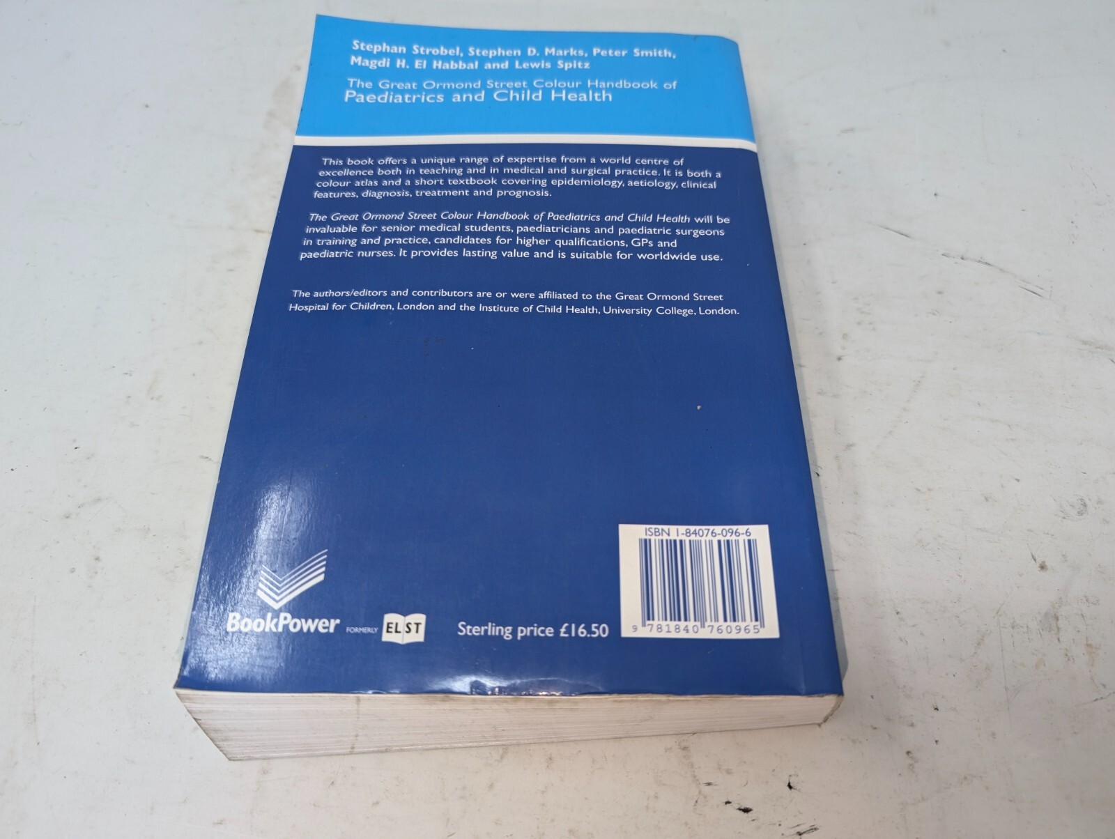 The Great Ormond Street Color Handbook of Paediatrics and Child Health (204)