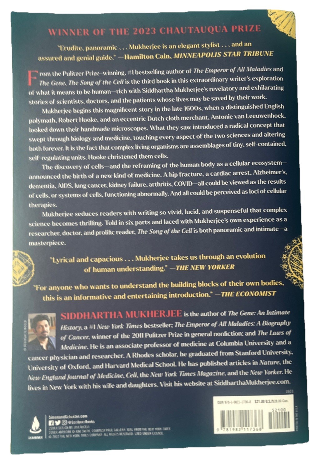 Song of the Cell An Exploration of Medicine & the New Human Siddhartha Musherjee
