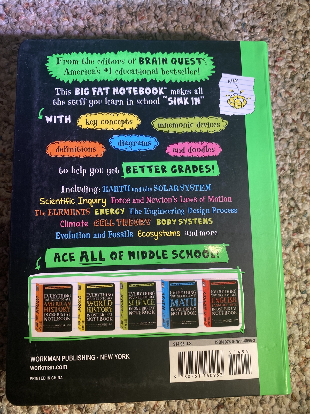 Everything You Need to Ace Science in One Big Fat Notebook (Trade Paperback)