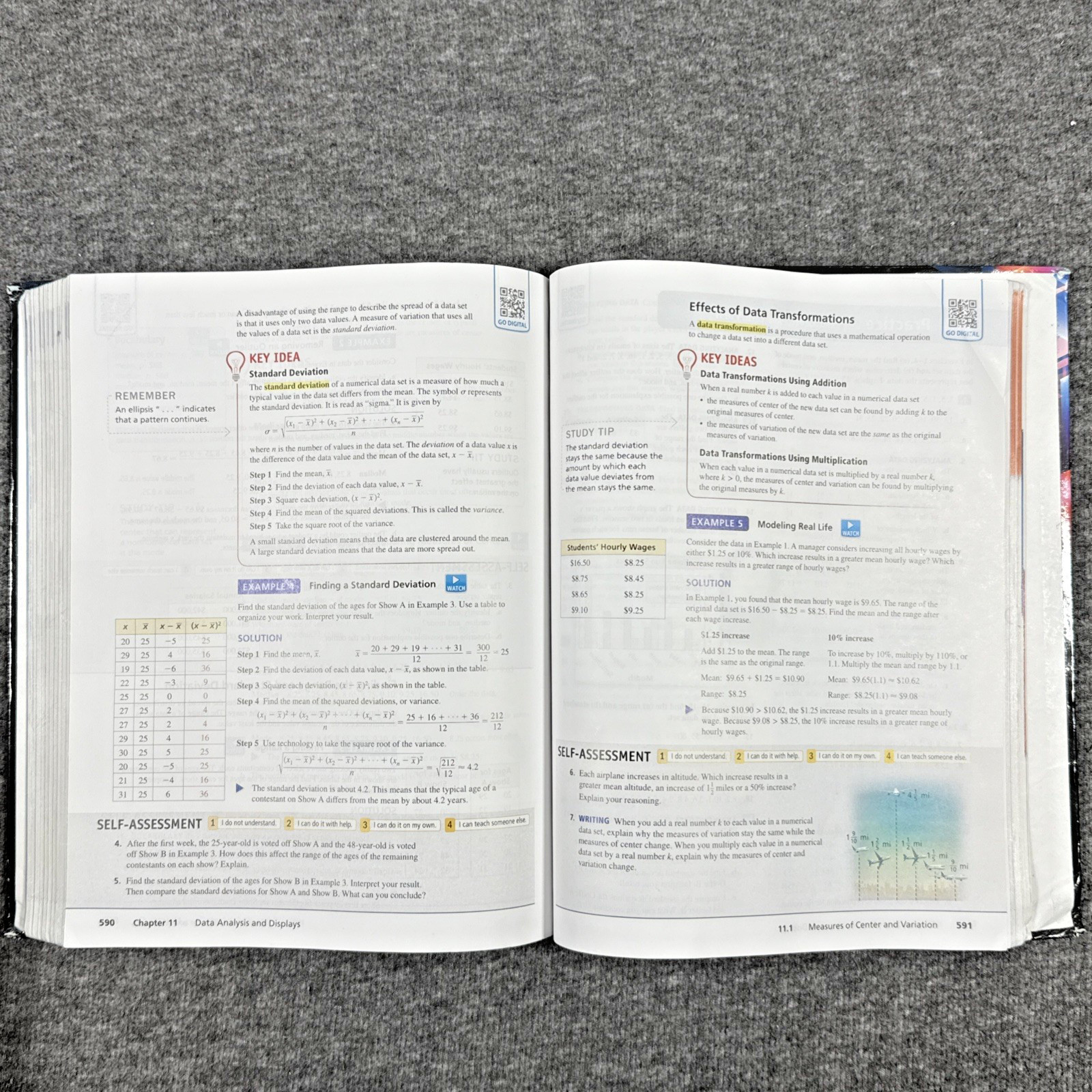 Big Ideas Algebra 1 with CalcChat CalcView Textbook, Practice Workbook Test Prep