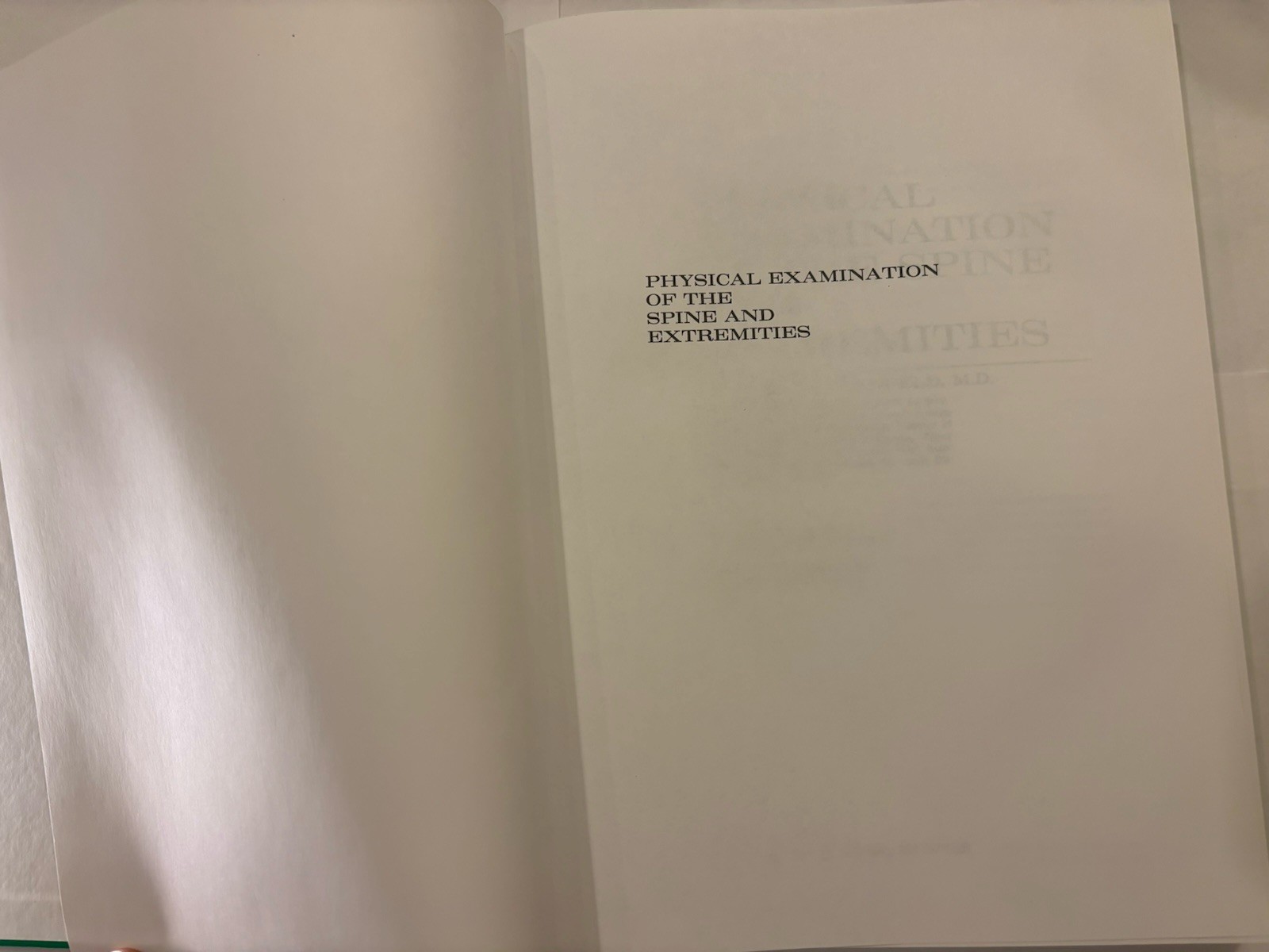 Physical Examination of the Spine and Extremities,Stanley Hoppenfeld (2019)