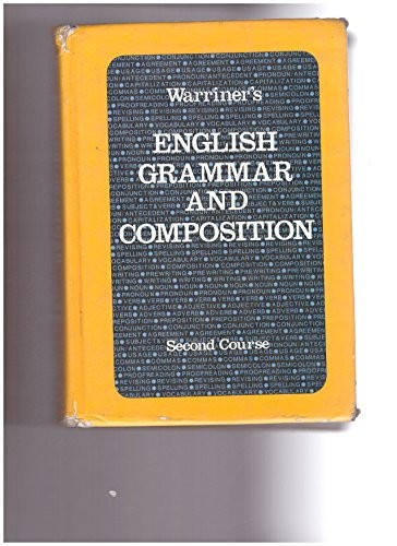 WARRINER’S ENGLISH GRAMMAR & COMPOSITION SECOND COURSE By John E. Warriner Mint