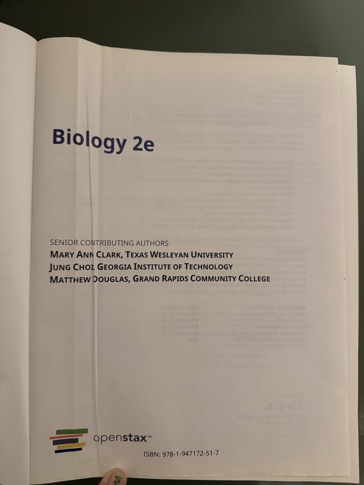 Biology 2e Hard Cover Textbook