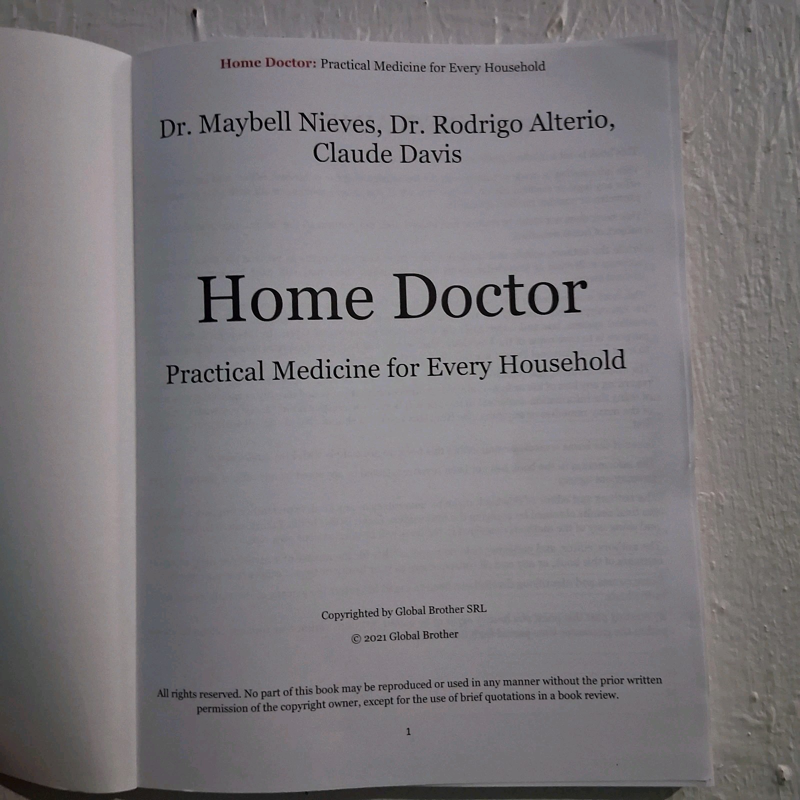 Home Doctor – Practical Medicine for Every Household Paperback
