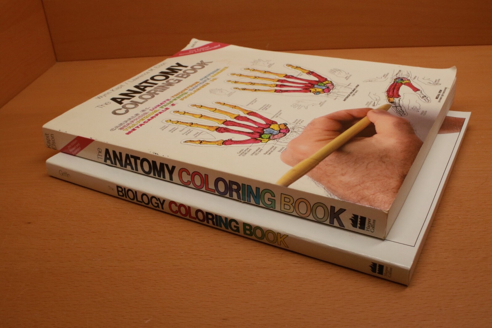 The Anatomy Coloring Book By W. Kapit, L. M. Elson & The Biology C.B. By Griffin