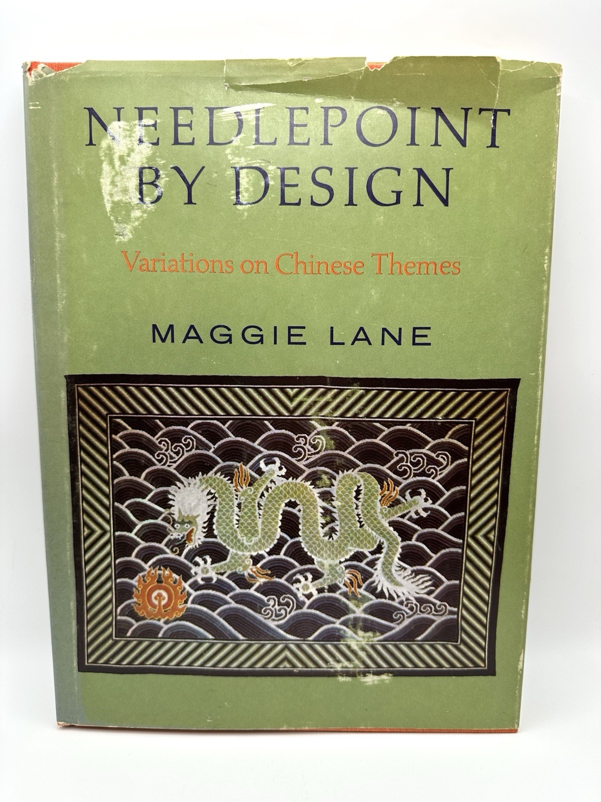 Needlepoint Book Lot Needlepoint by Design Hardcover Maggie Lane Vintage Craft