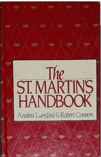The St. Martin’s handbook – Hardcover By Lunsford, Andrea A – GOOD