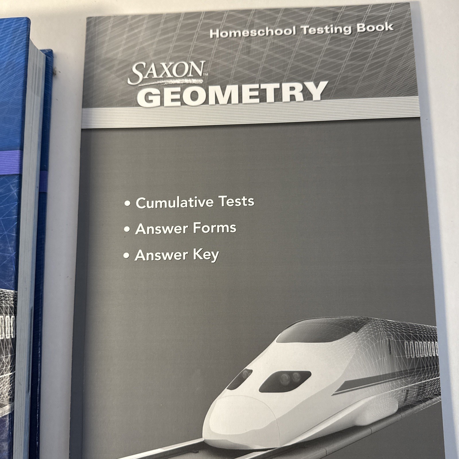 Saxon Geometry (1st Ed) SET, Textbook, Solutions, & Test Book