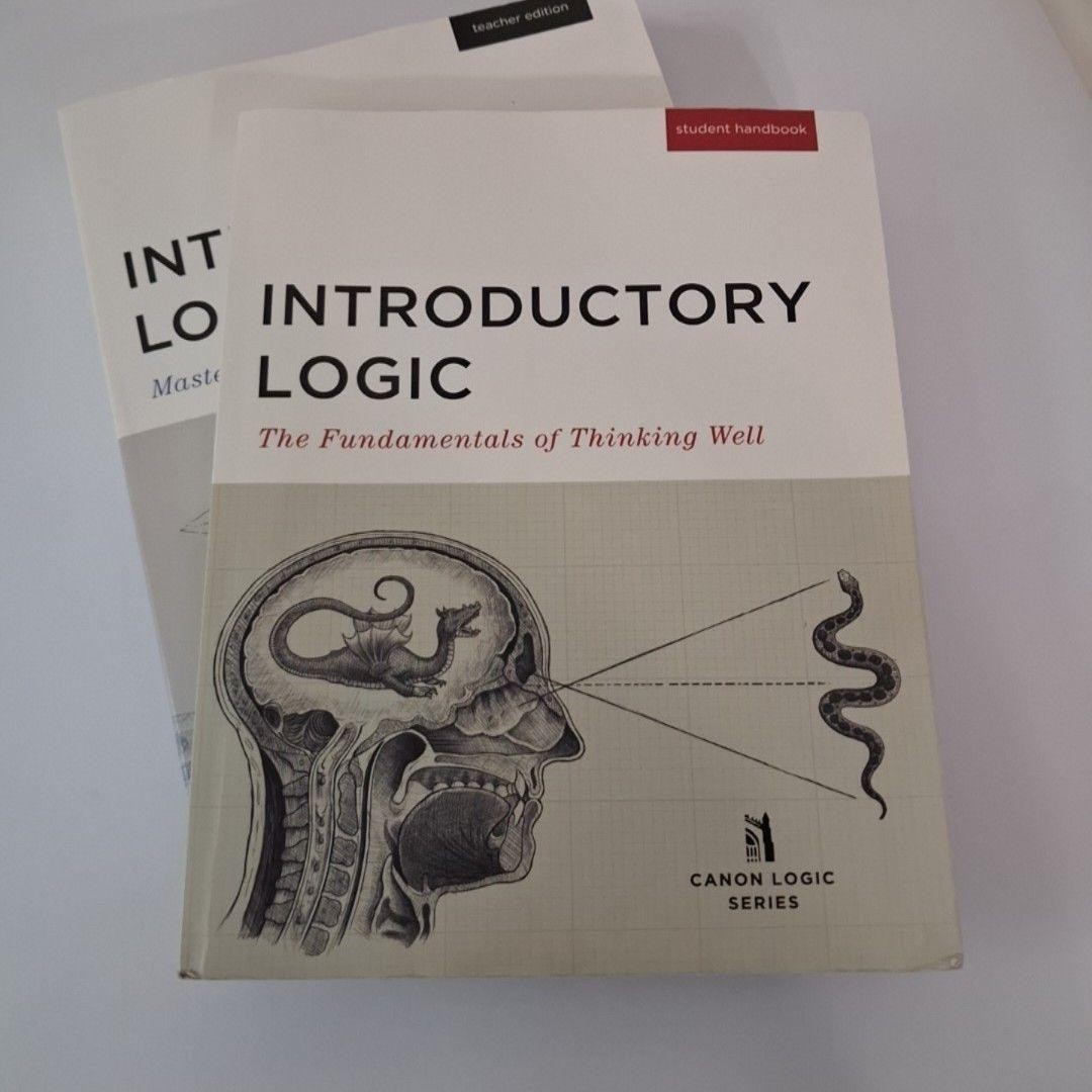 Lot 2 Introductory & Intermediate Logic Nance Canon Press White PB 2014 Set