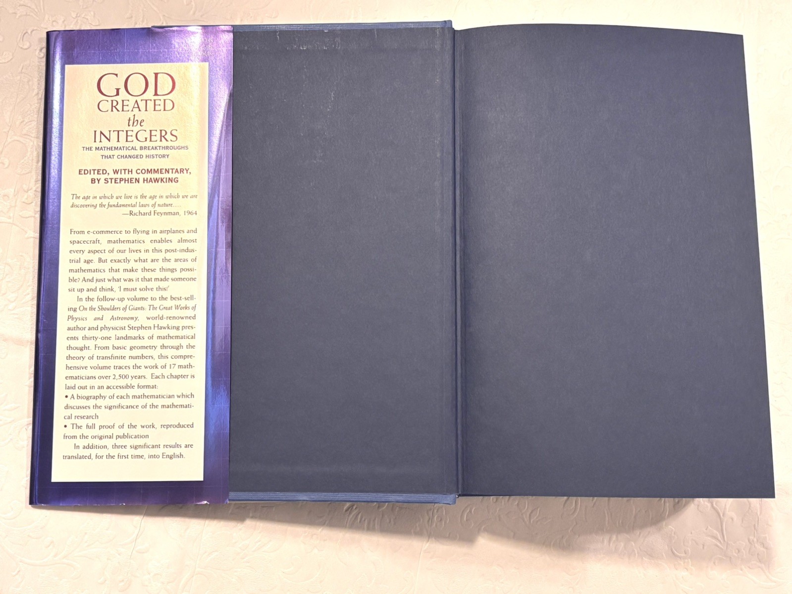 God Created the Integers: Mathematical Breakthroughs… Stephen Hawking -Hardcover