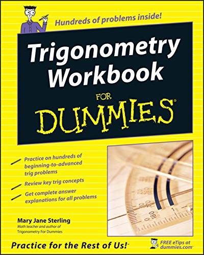 Trigonometry Workbook For Dummies – Paperback By Sterling, Mary Jane – VERY GOOD