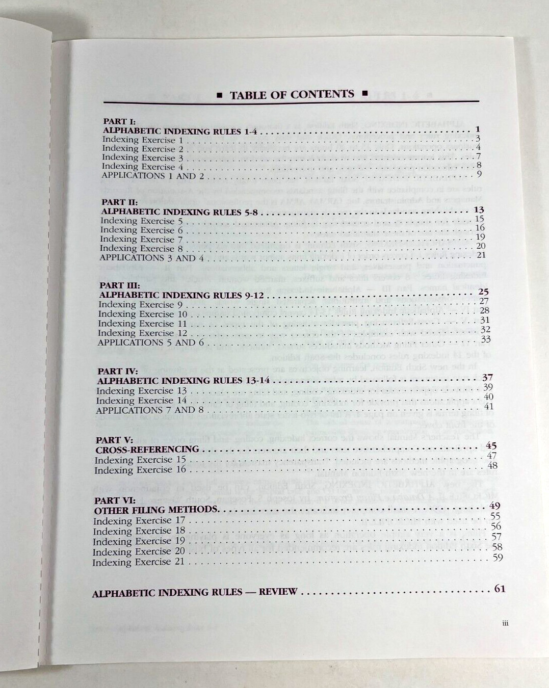 Alphabetic Indexing 6th Edition 1999 by Guthrie, Norwood South Western 053669268