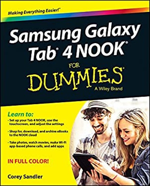 Samsung Galaxy Tab 4 NOOK for Dummies Paperback Corey Sandler