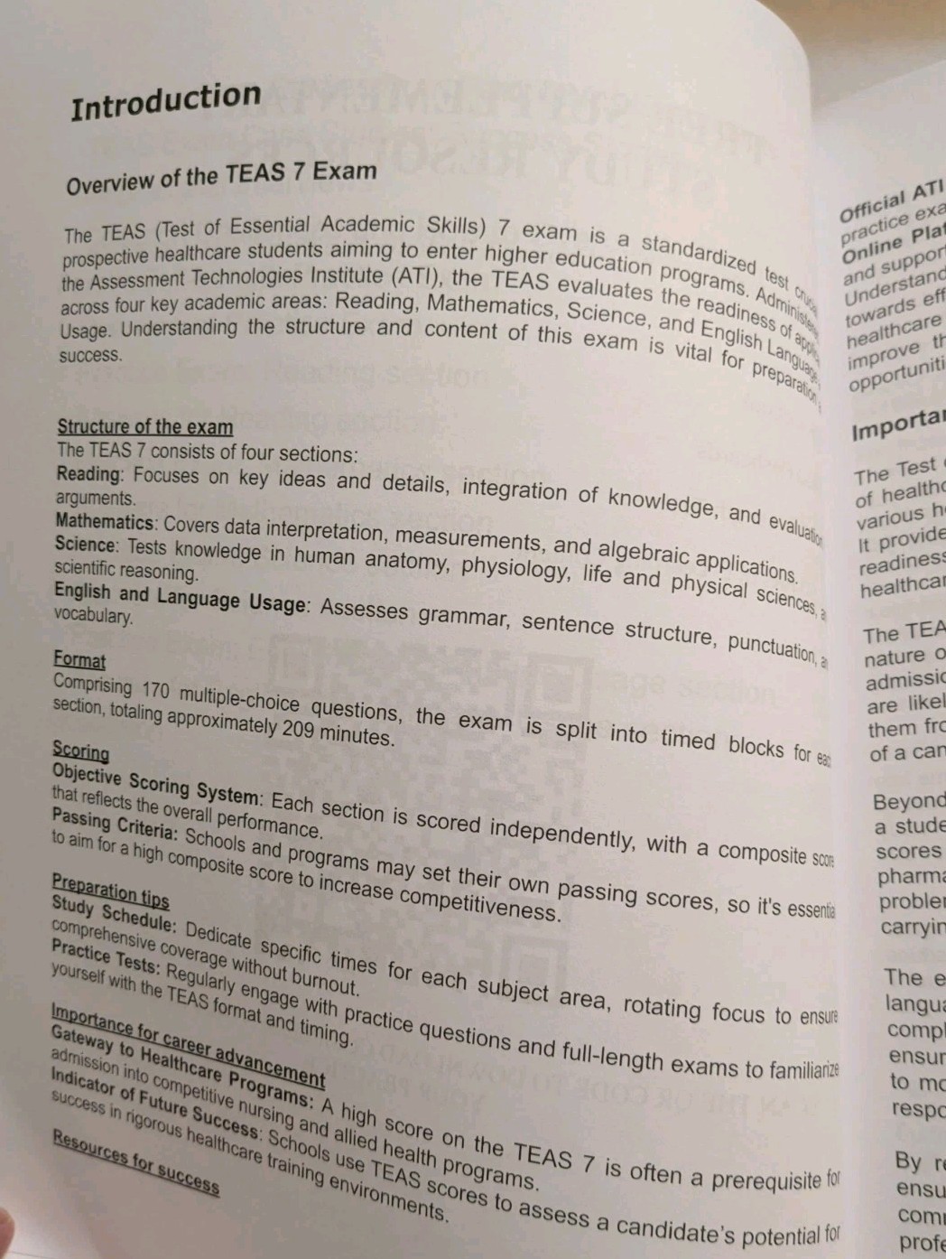 ATI TEAS 7 Exam Prep, ATI-Aligned Content, E-Learning 2026-2027 By Elliot K Neal
