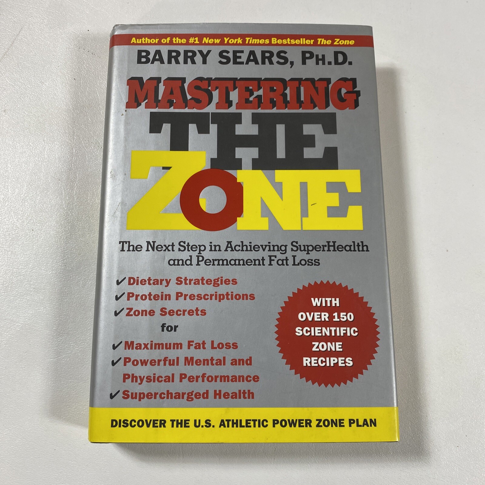 Mastering The Zone – Barry Sears (Dust Jacket, 1997, 1st Edition)