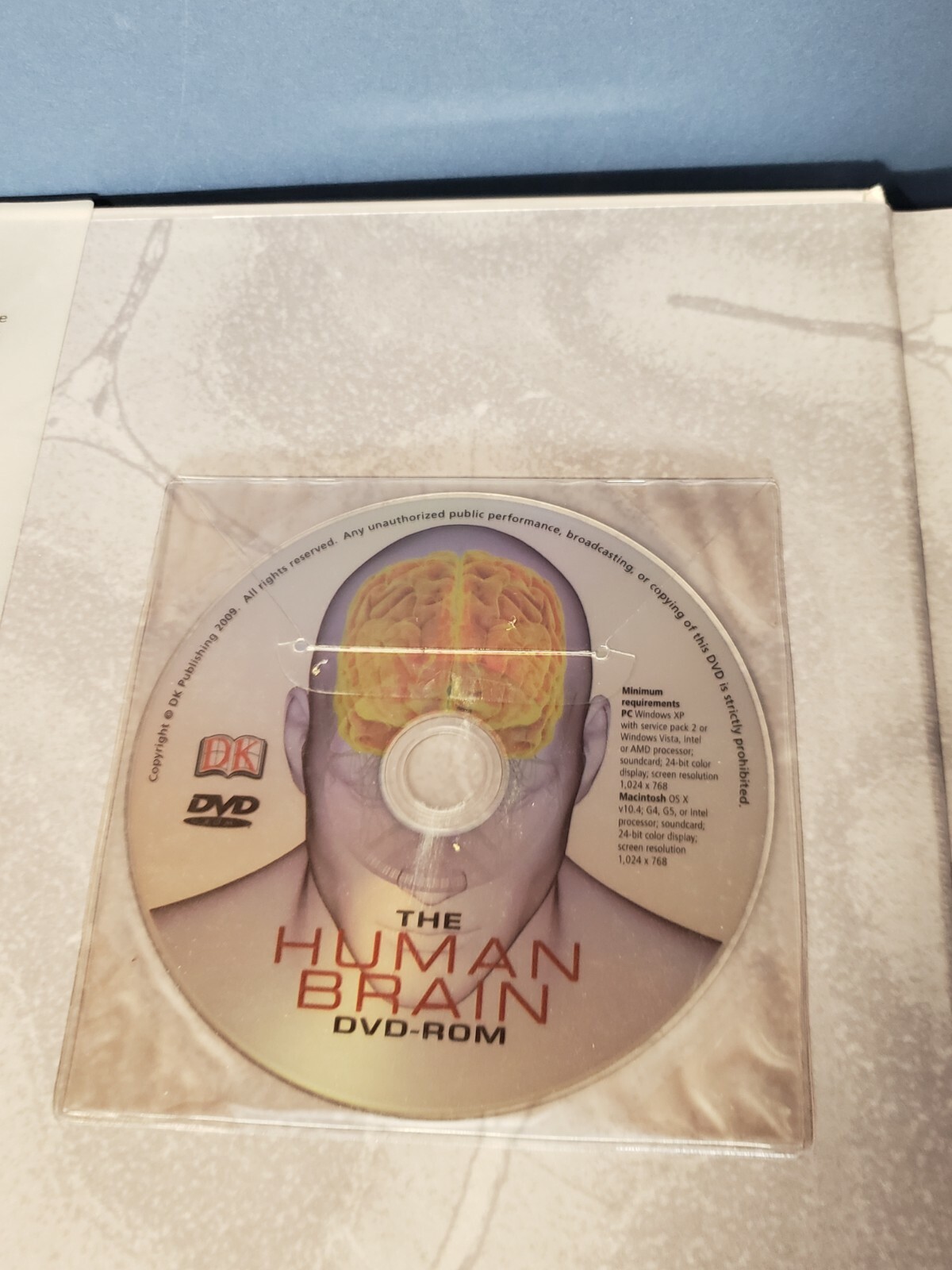 The Human Brain Book by Rita Carter Hardcover book with DVD DK New Illustrated