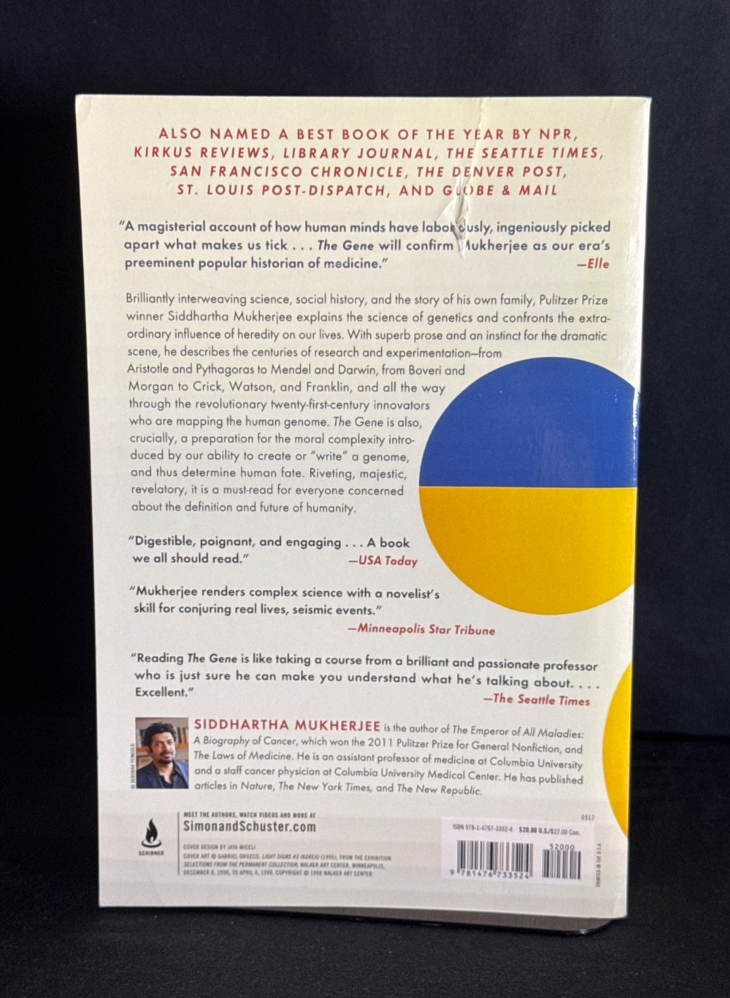 Gene : An Intimate History by Siddhartha Mukherjee (2017, Trade Paperback)
