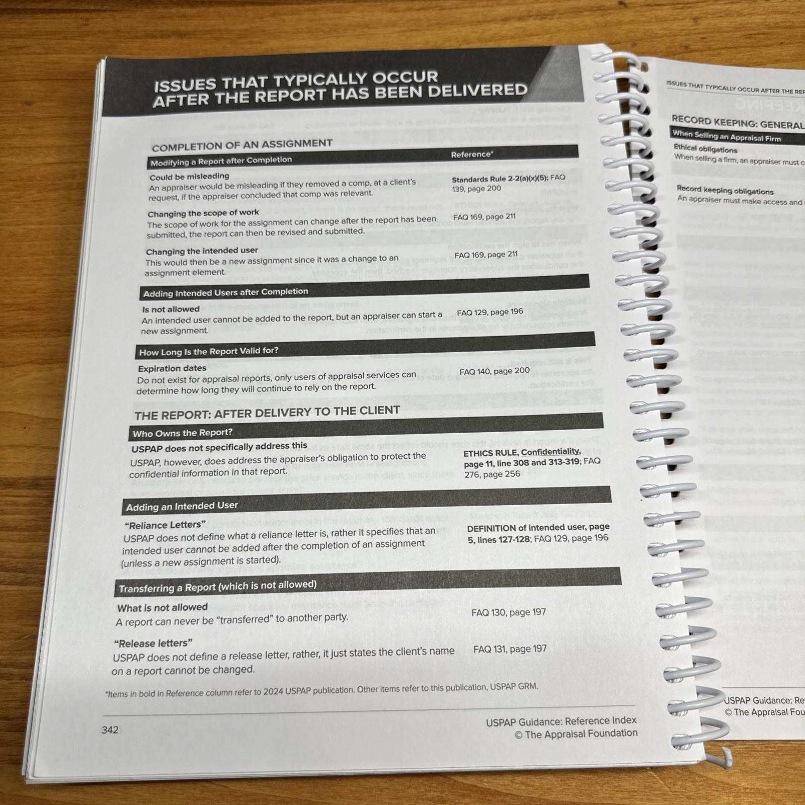 The Appraisal Foundation USPAP Guidance and Reference Manual 2024 Edition Clean