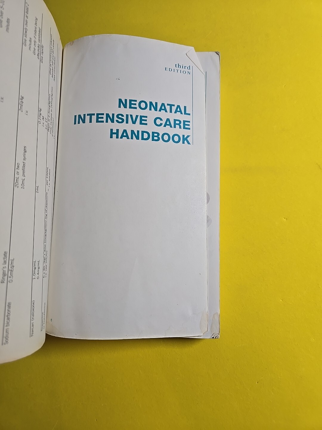 Neonatal Intensive Care Handbook by Boyd W. Goetzman and Richard P. Wennberg…