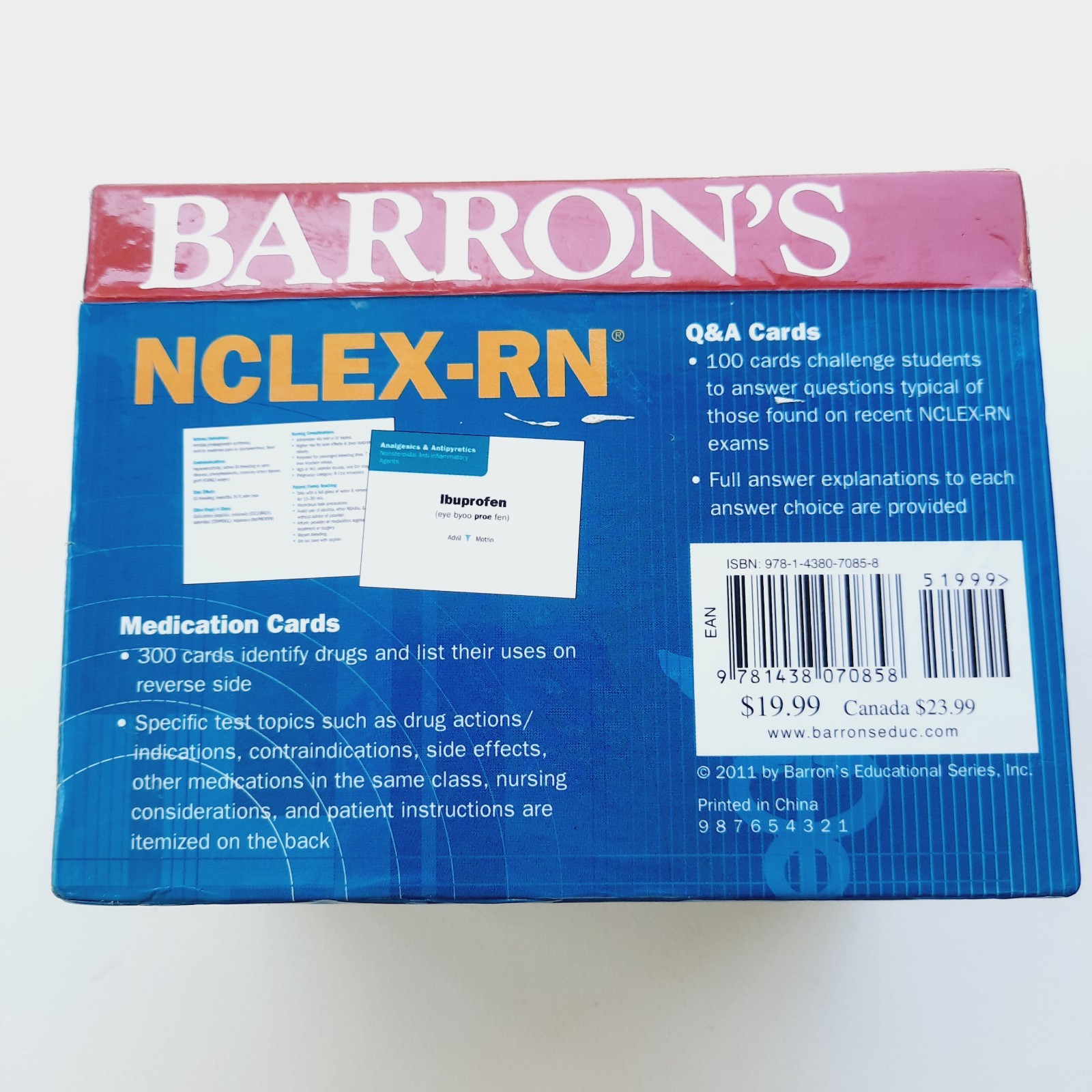 Barron’s NCLEX-RN Flash Cards by Jere Hammer and Denise Neill 2011 Cards Flash