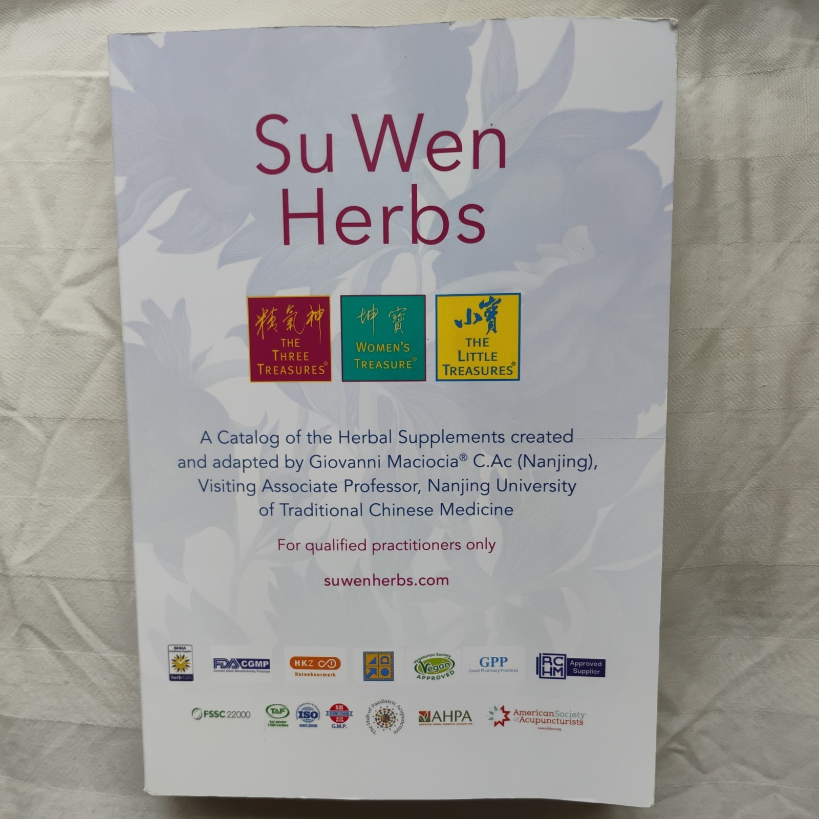 SU WEN HERBS-2024 BOOK-HERBAL SUPPLEMENTS ANCIENT TRADITIONAL CHINESE MEDICINE